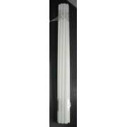 Baston Blanco PVC 1 Metro