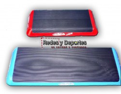 plataforma para fitness con alfombra